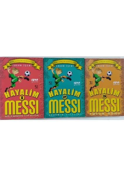 Hayalim Messi 1 -2-3 Kitap Set Erkan Işeri