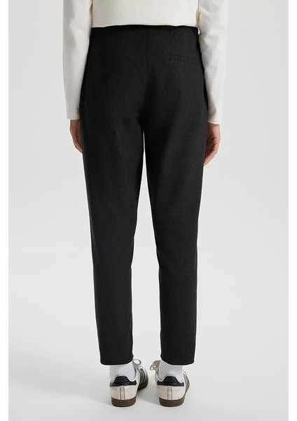 Kadın Alian Antrasit Beli Lastikli Kaşe Pantolon fırsatları