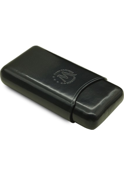 Gerçek Deri El Yapımı Puro Kılıfı Üçlü (52 Ring) Londres