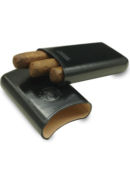 Gerçek Deri El Yapımı Puro Kılıfı Üçlü (52 Ring) Londres fiyatları