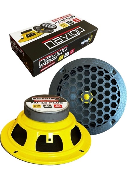 16 cm 880 Watt 135 Rms Kurşun Göbek Midrange Takımı Kapak Takımı