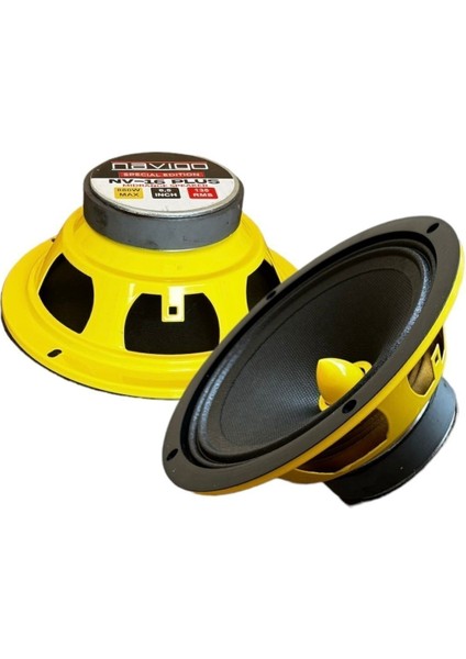 16 cm 880 Watt 135 Rms Kurşun Göbek Midrange Takımı Kapak Takımı