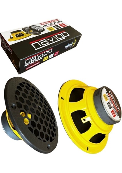16 cm 880 Watt 135 Rms Kurşun Göbek Midrange Takımı Kapak Takımı