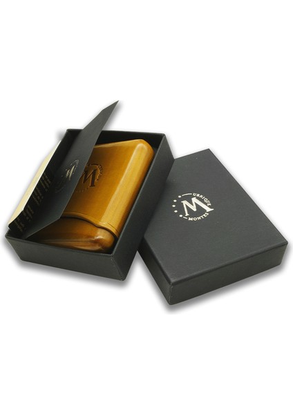 Gerçek Deri El Yapımı Toscano Puro Kılıfı Dörtlü (36 Ring) Munich modelleri