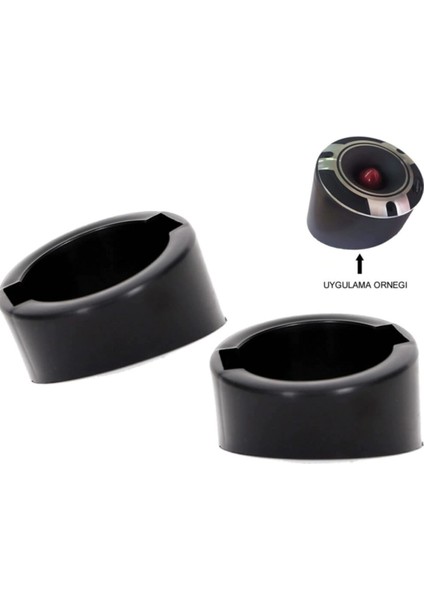 Wondex Araç Dome Tweeter 500W 10 cm Amfi Uyumlu Profesyoneler Için Yuva