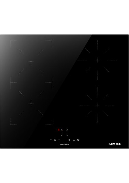 2'li Siyah İndüksiyonlu Ankastre Set (Fırın-Ocak) fiyatları