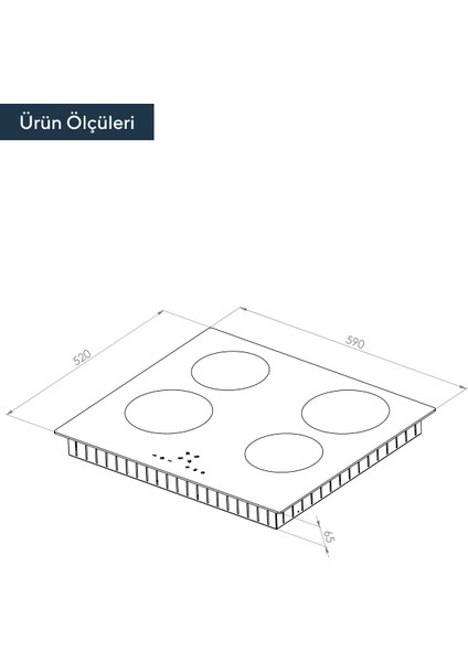 2'li Siyah İndüksiyonlu Ankastre Set (Fırın-Ocak) fırsatları