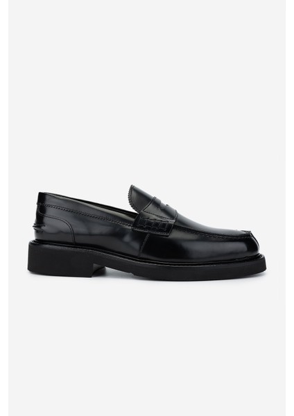 Erkek Deri Siyah Loafer Ayakkabı 994 442 Erk Ayk K24-25 Nero