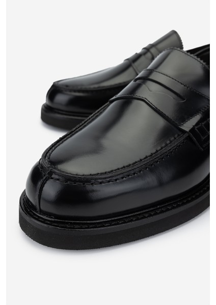 Erkek Deri Siyah Loafer Ayakkabı 994 442 Erk Ayk K24-25 Nero modelleri