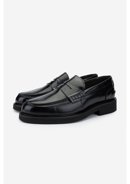 Erkek Deri Siyah Loafer Ayakkabı 994 442 Erk Ayk K24-25 Nero indirimleri
