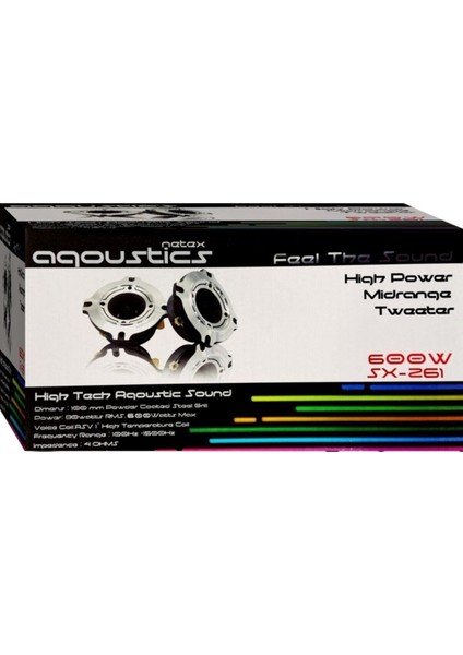 Dom Tweeter Netex Aqoustic Sx- 261