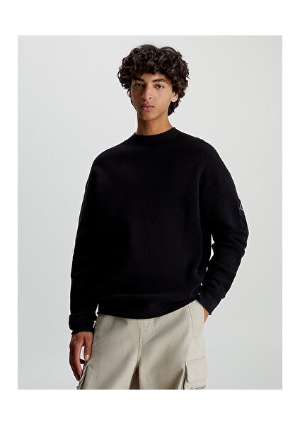 Badge Relaxed Sweater