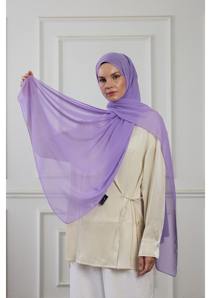 Şifon Leylak Şal fiyatları