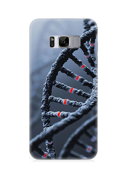 Samsung Galaxy S8 Uyumlu Dna Sarmalı Desenli Silikon Kılıf