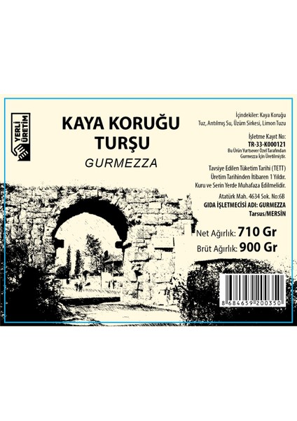 Kaya Koruğu Turşusu 710 gr