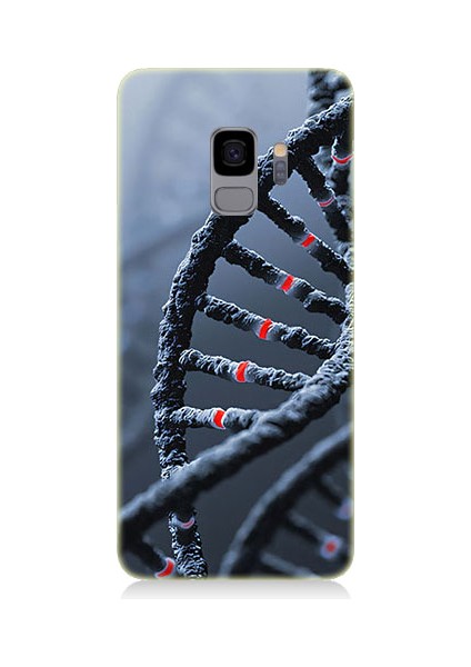 Samsung Galaxy S9 Uyumlu Dna Sarmalı Desenli Silikon Kılıf