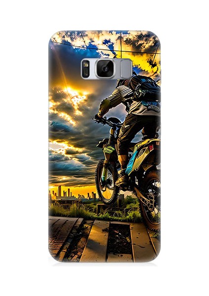 Samsung Galaxy S8 Edge Uyumlu Para Grafiti Desenli Silikon Kılıf