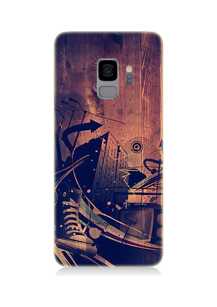 Samsung Galaxy S9 Uyumlu Karanlık Tiyatro Desenli Silikon Kılıf