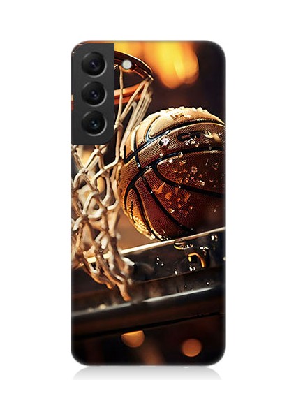 Samsung Galaxy S22 Plus Uyumlu Uzay Iskeleti Desenli Silikon Kılıf
