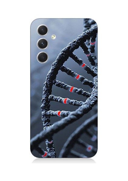 Samsung Galaxy A05S Uyumlu Dna Sarmalı Desenli Silikon Kılıf