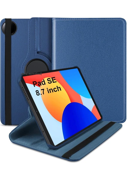 MTK Moveteck Xiaomi Redmi Pad Se 8.7 Inç 2024 Uyumlu Tablet Kılıf 360 Dönebilen Standlı Kapaklı