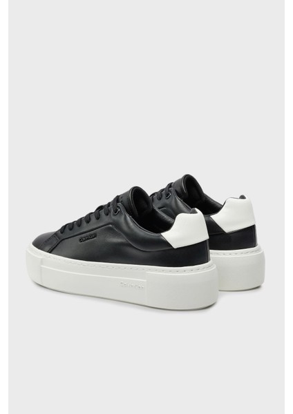 Calvin Klein Logolu Platform Taban Sneaker Ayakkabı HW0HW02202BEH Bayan Ayakkabı HW0HW02202 Beh