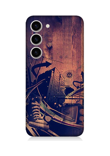 Samsung Galaxy S23 Plus Uyumlu Karanlık Tiyatro Desenli Silikon Kılıf