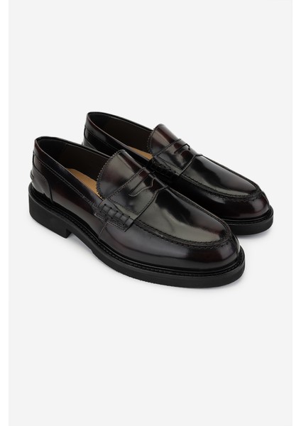 Erkek Deri Bordo Loafer Ayakkabı 994 442 Erk Ayk K24-25 Bordeaux fiyatları