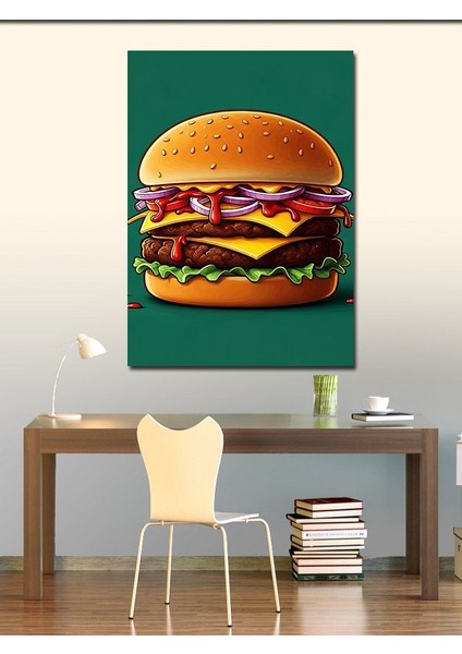 Kanvas Tablo Dev Hamburger fiyatları