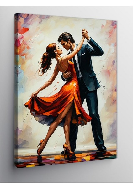 Kanvas Tablo Tango Yapan Çift
