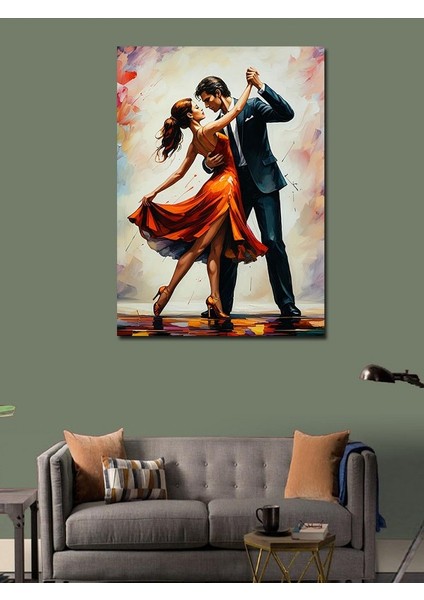 Kanvas Tablo Tango Yapan Çift modelleri