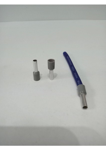 12GA Yalıtımlı Amfi Kablosu Ucu -4mm Izoleli Hoparlör Kablo Ucu -12GA Yüksük -4 Adet