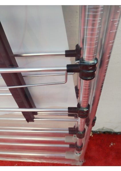 Çamaşır Askısı Full Alüminyum Kalın Esnek Borulu Paslanmaz Hafif Tasarım 16 kg Taşıma Kapasiteli fırsatları