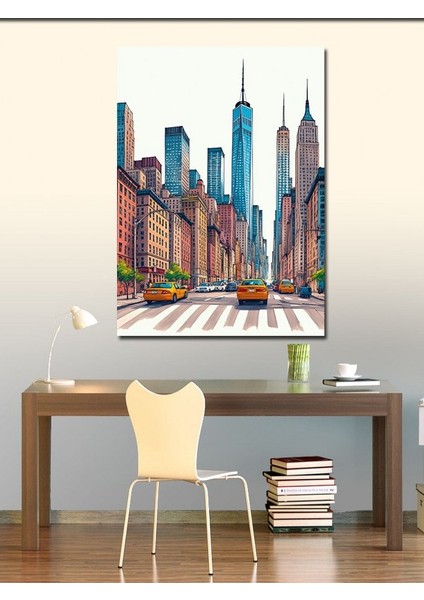 Kanvas Tablo Manhattan Şehir Manzarası fiyatları
