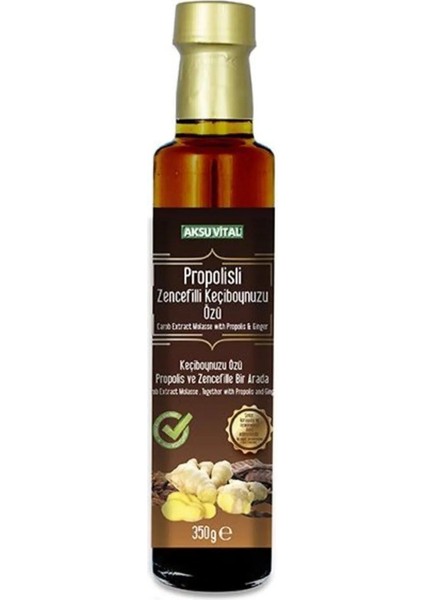 Aksuvital Propolisli Zencefilli Keçiboynuzu Özü 350 GR