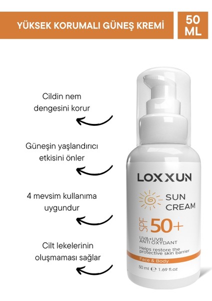 Yüksek Korumalı Güneş Kremi Spf 50+