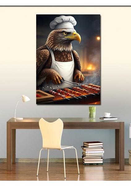 Kanvas Tablo Aşçı Kartal