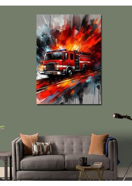 Kanvas Tablo Yangın Söndürme Aracı modelleri