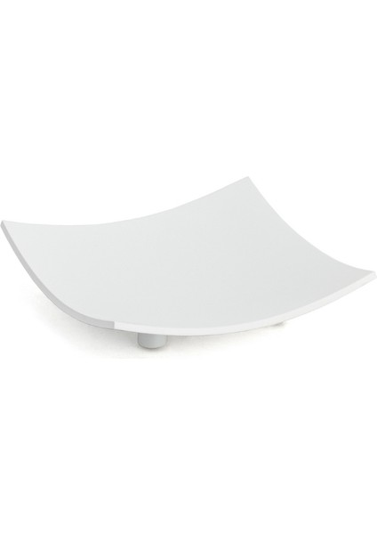 Tezgah Üstü Katı Sabunluk Beyaz Renk 27X115X115 Mm