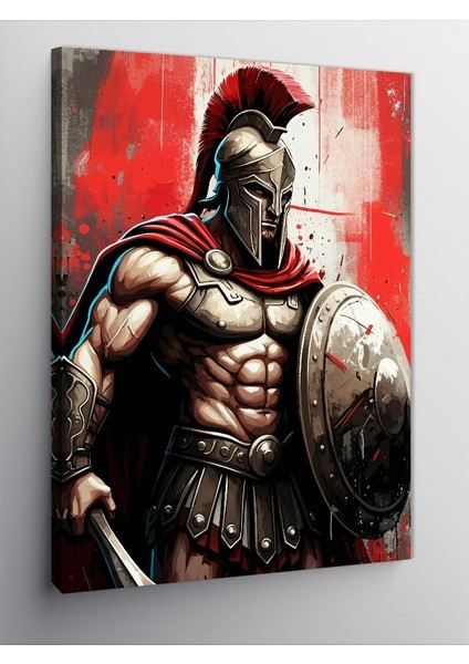 Kanvas Tablo Spartalı Savaşçı