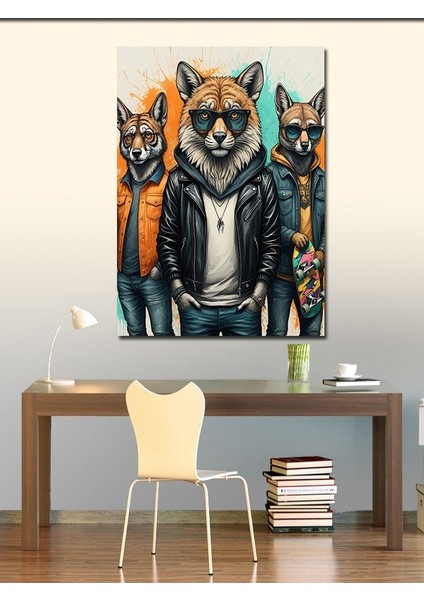 Kanvas Tablo Kurtlar fiyatları