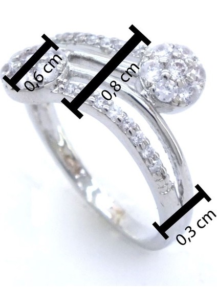 Taşlı Çelik Yüzük Kadın YZK-267 fırsatları