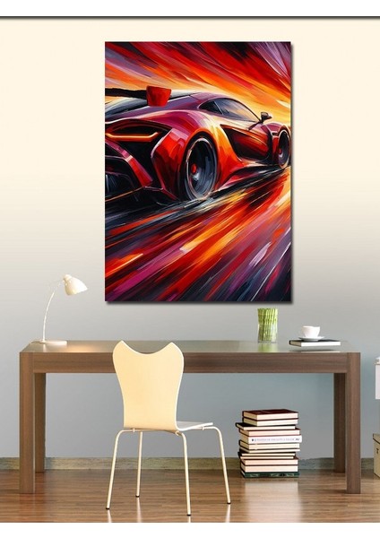 Kanvas Tablo Hızlı Yarış Arabası fiyatları