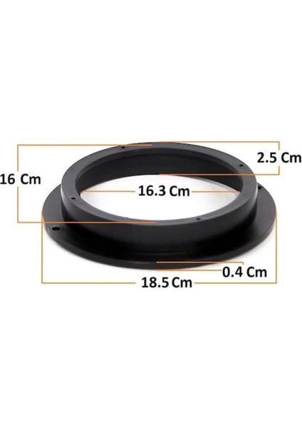 Alfa Romeo 16 cm Hoparlör Kasnağı Kasnak Çerçeve Yükseltici Takoz 2'li Set fiyatları