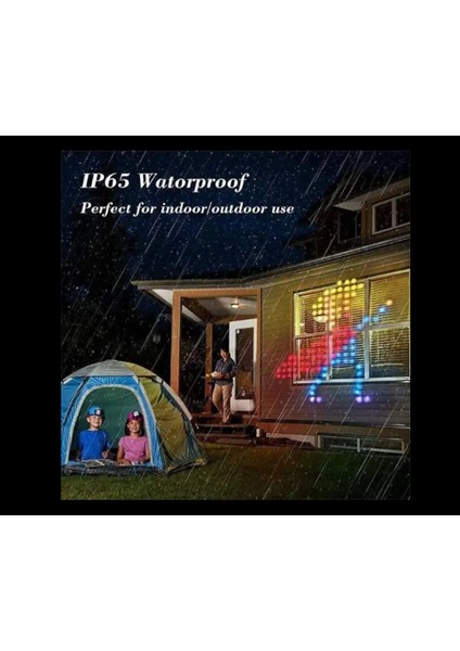 Rgb Güneş Enerjili 8tüplü Bahçe-Noel Ağacı-Yılbaşı Dekor Süsleme Peri Meteor Işıkları Dış Mekan LED