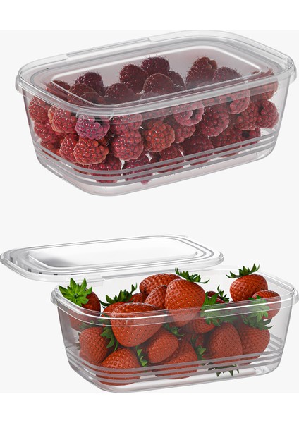 1072 30'lu Buzluk Düzenleyici Saklama Kabı Kendinden Kapaklı Derin Dondurucu Saklama Kabı 1lt Şeffaf indirimleri