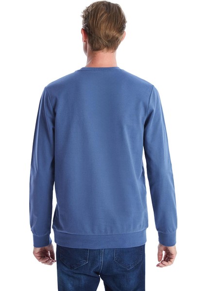 Lcwaıkıkı Classic Bisiklet Yaka Uzun Kollu Baskılı Erkek Sweatshirt fırsatları
