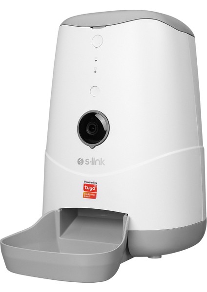Smart 1080P Kameralı Otomatik Mama Kabı Wifi Tuya Destekli S-Link Kedi Köpek Pet Besleyici Yem Kabı fırsatları