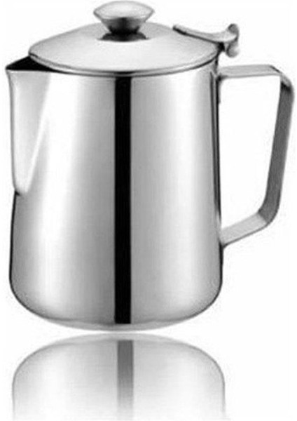 Cafetiere Adria Çelik Kapaklı Kahve Süt Potu Pitcher 0,5  Litre