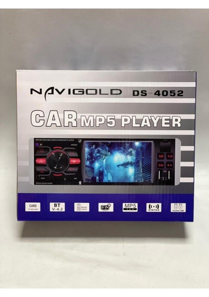 DS4052 4.3 Oto Teyp 4X45W Fm Sd USB Bt Mp3 Oto Teyp